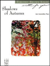 Shadows of Autumn piano sheet music cover